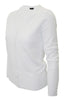 Long Sleeve V-Neck Button Up Cardigan - BodiLove | 30% Off First Order - 25 | White