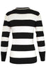 Long Sleeve V-Neck Pullover Cardigan - BodiLove | 30% Off First Order - 20 | Black & White