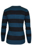 Long Sleeve V-Neck Pullover Cardigan - BodiLove | 30% Off First Order - 41 | Black & Teal